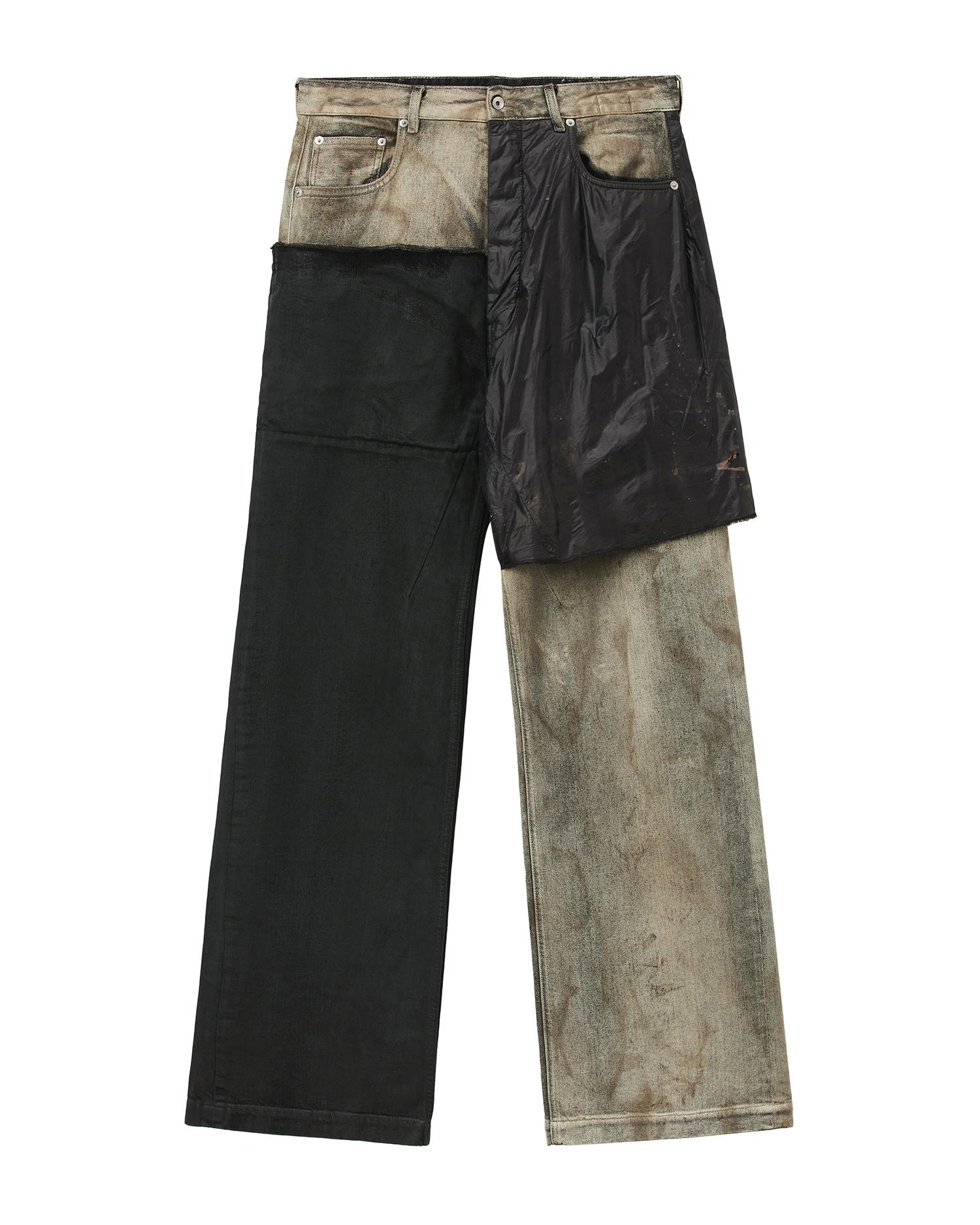 Patchwork jeans by RICK OWENS DRKSHDW