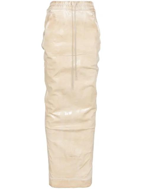 Pillar maxi skirt by RICK OWENS DRKSHDW