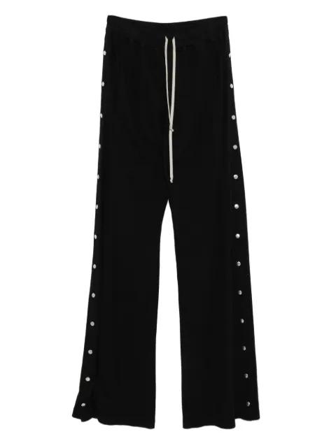 Pusher button-detail trousers by RICK OWENS DRKSHDW