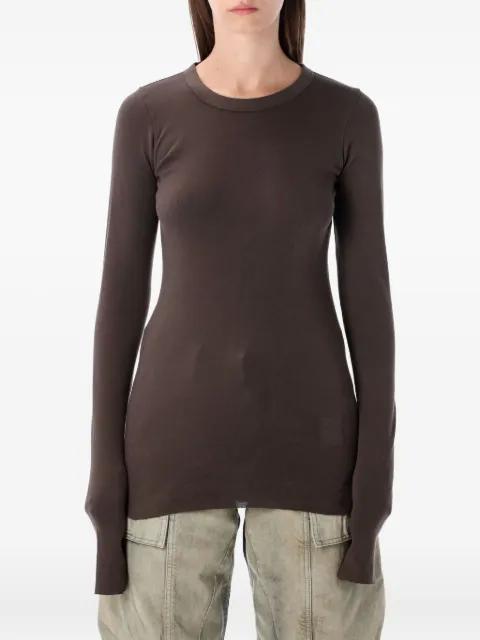 Rib long-sleeve T-shirt by RICK OWENS DRKSHDW