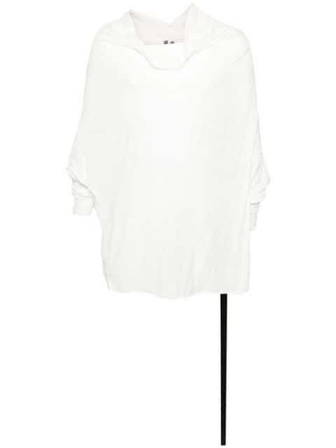 Shroud long-sleeve vest by RICK OWENS DRKSHDW