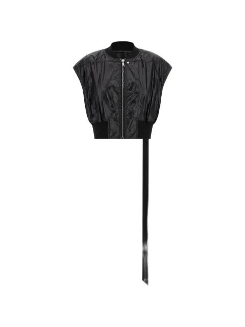 Tatlin Bomber cropped vest by RICK OWENS DRKSHDW