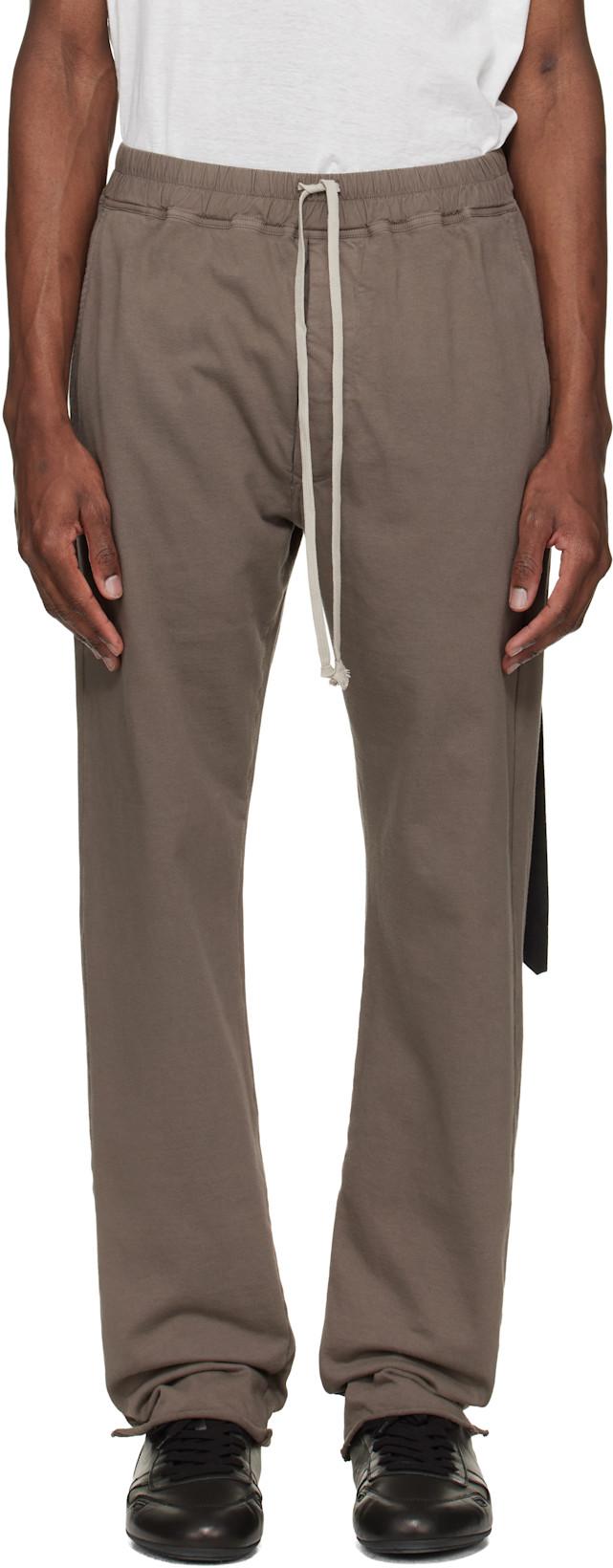 Taupe Temple Berlin Drawstring Sweatpants by RICK OWENS DRKSHDW