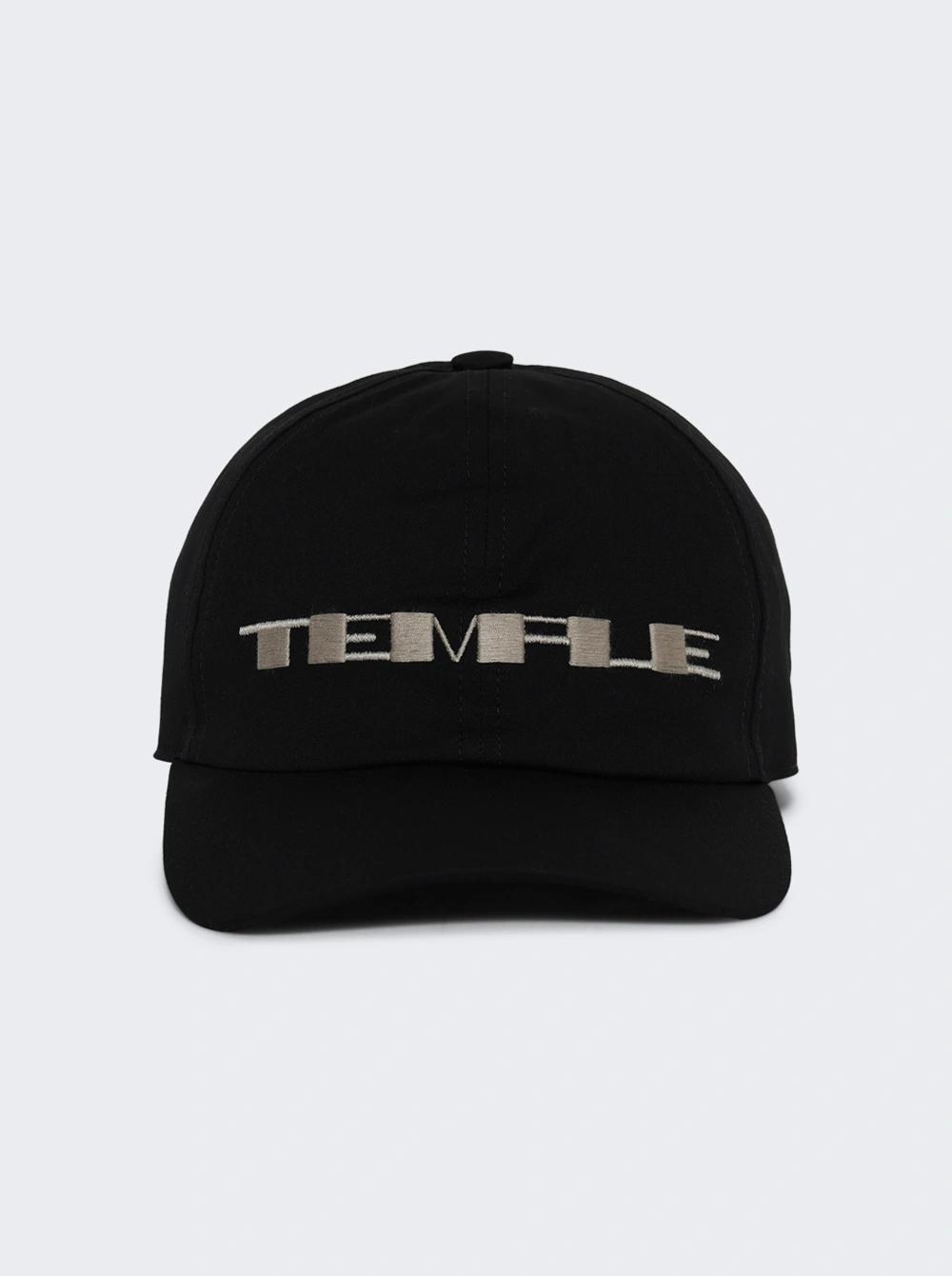 Temple Baseball Cap Black And Pearl  | The Webster by RICK OWENS DRKSHDW