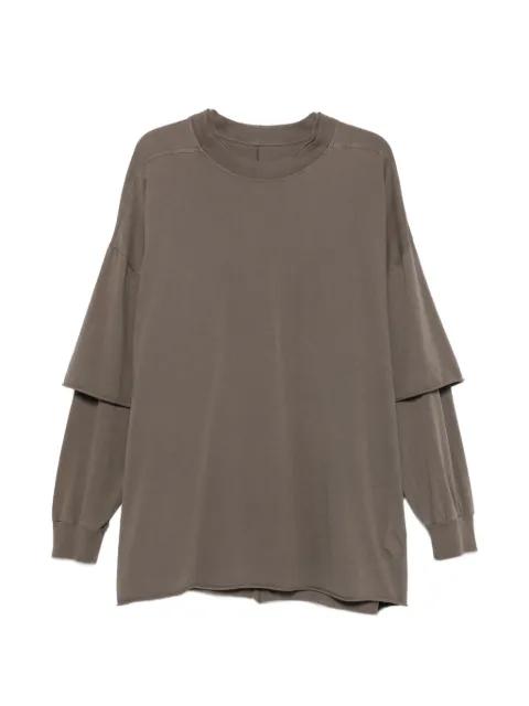 Tommy Hustler layered-sleeve T-shirt by RICK OWENS DRKSHDW