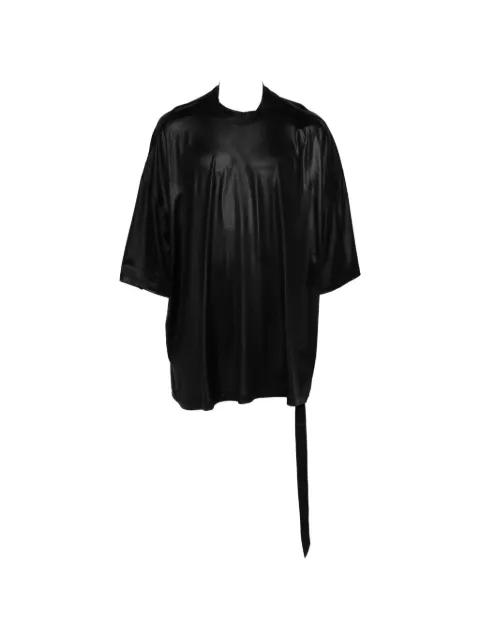 Tommy T tie-detail T-shirt by RICK OWENS DRKSHDW