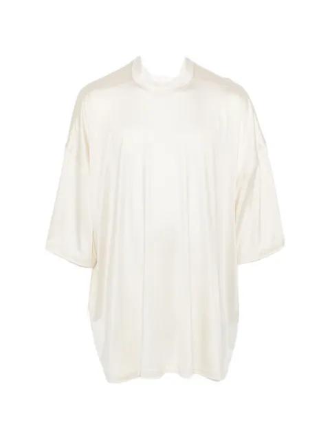 Tommy T tie-detail T-shirt by RICK OWENS DRKSHDW