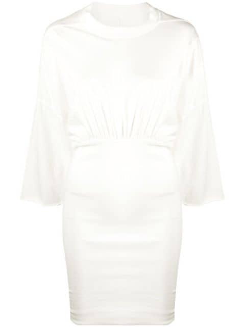 Tommy cinched-waist dress by RICK OWENS DRKSHDW