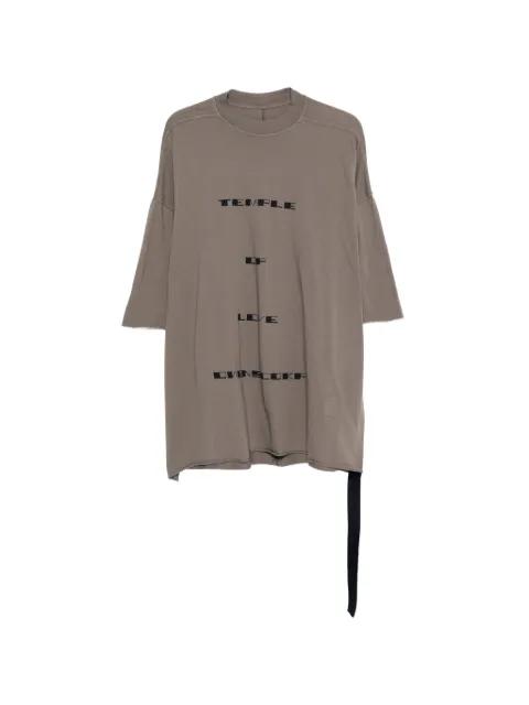 Tommy text-graphic T-shirt by RICK OWENS DRKSHDW