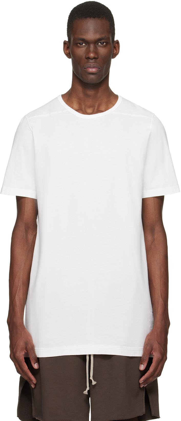 White Temple Level T-shirt by RICK OWENS DRKSHDW