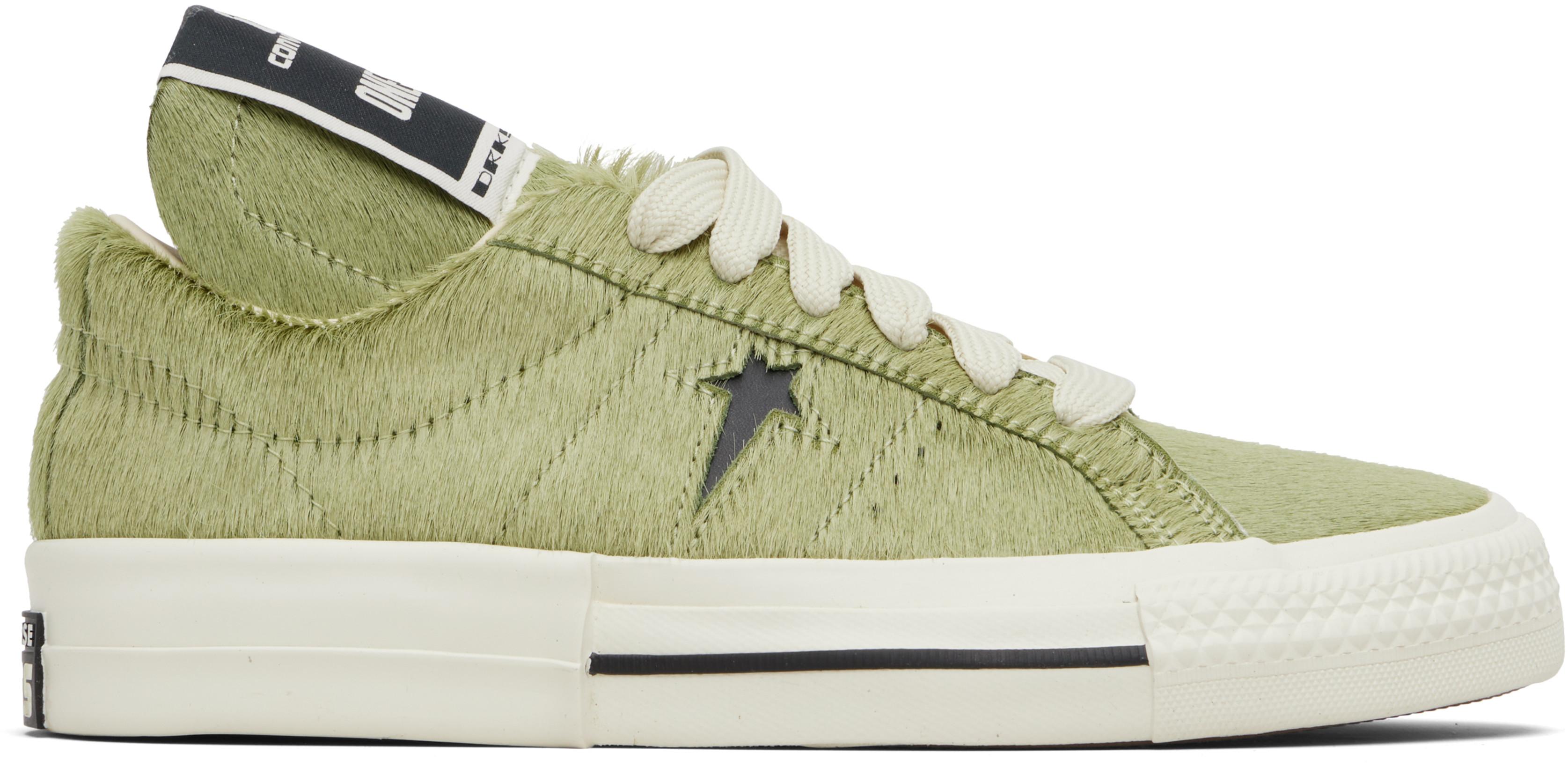 Yellow Converse Edition Onestr Sneakers by RICK OWENS DRKSHDW