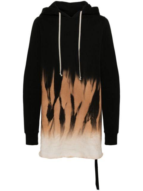 abstract-print hoodie by RICK OWENS DRKSHDW