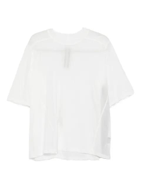 asymmetrical-hem organic cotton top by RICK OWENS DRKSHDW