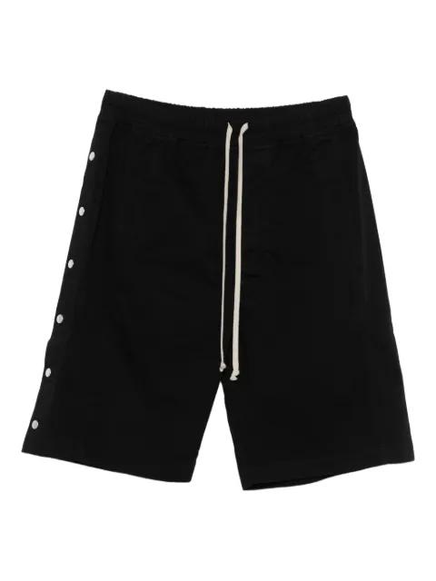 button-fastening drawstring shorts by RICK OWENS DRKSHDW