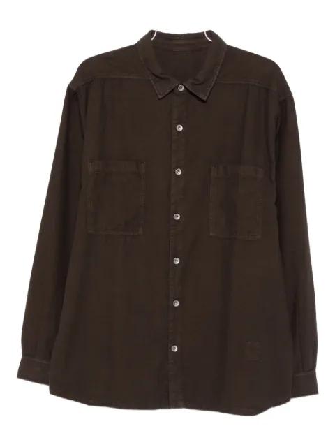 button-fastening pocket shirt by RICK OWENS DRKSHDW