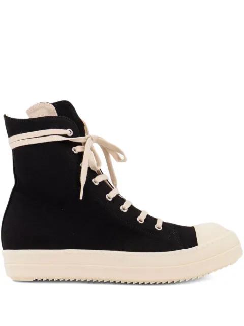 canvas high-top sneakers by RICK OWENS DRKSHDW