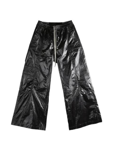 cargo drawstring trousers by RICK OWENS DRKSHDW