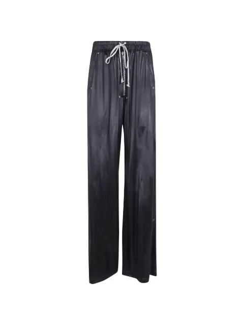 coated drawstring wide-leg trousers by RICK OWENS DRKSHDW