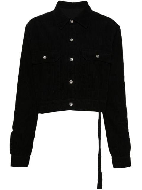corduroy shirt jacket by RICK OWENS DRKSHDW
