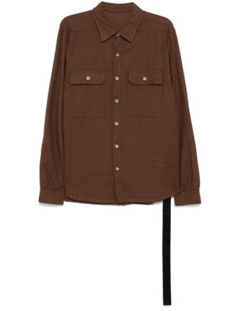 cotton shirt by RICK OWENS DRKSHDW