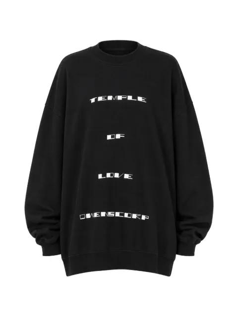 crew-neck sweater by RICK OWENS DRKSHDW