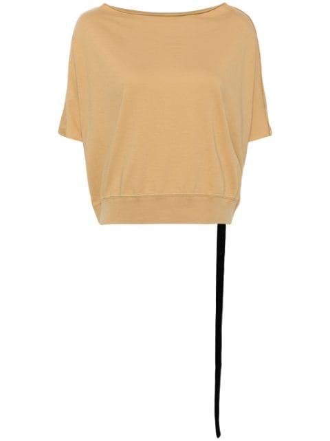 cropped cotton T-shirt by RICK OWENS DRKSHDW