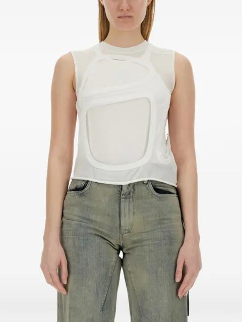 cut-out sleeveless top by RICK OWENS DRKSHDW