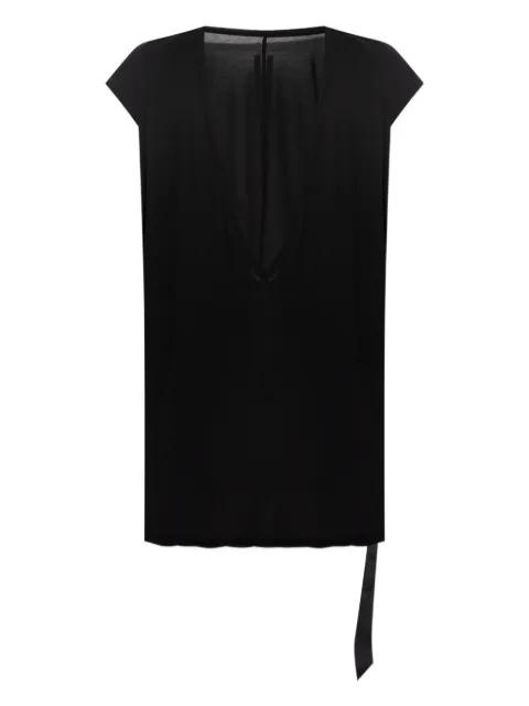 deep-v-neck sleeveless top by RICK OWENS DRKSHDW