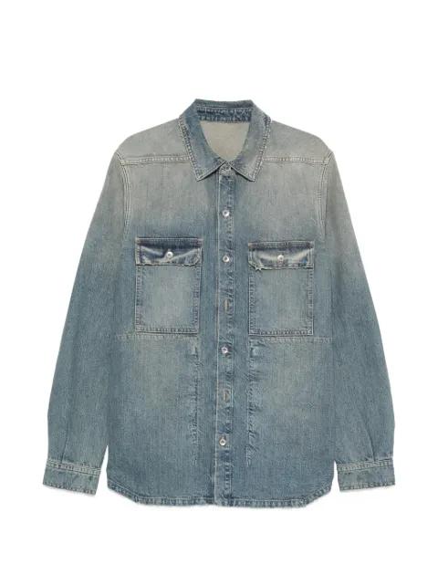 denim outershirt jacket by RICK OWENS DRKSHDW