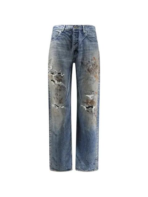 distressed jeans by RICK OWENS DRKSHDW