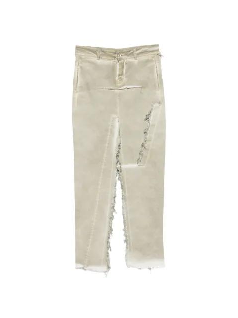 distressed skirt by RICK OWENS DRKSHDW