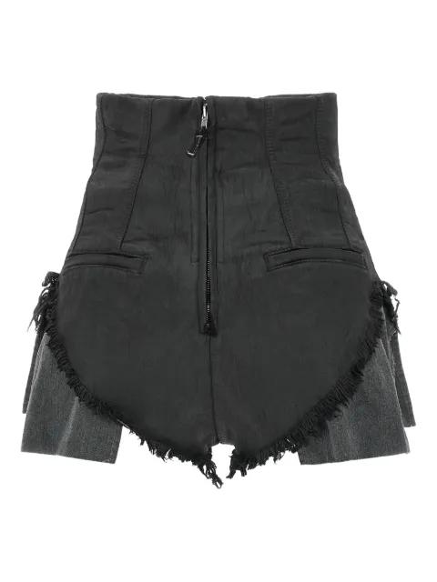 frayed shorts by RICK OWENS DRKSHDW
