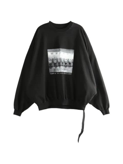 graphic crew-neck T-shirt by RICK OWENS DRKSHDW