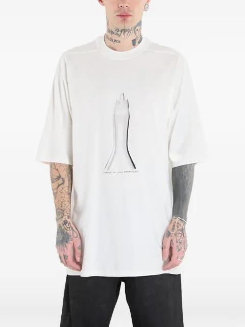 graphic jumbo T-shirt by RICK OWENS DRKSHDW