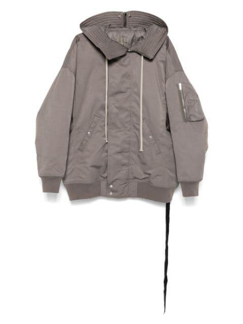 hoodied bomber jacket by RICK OWENS DRKSHDW
