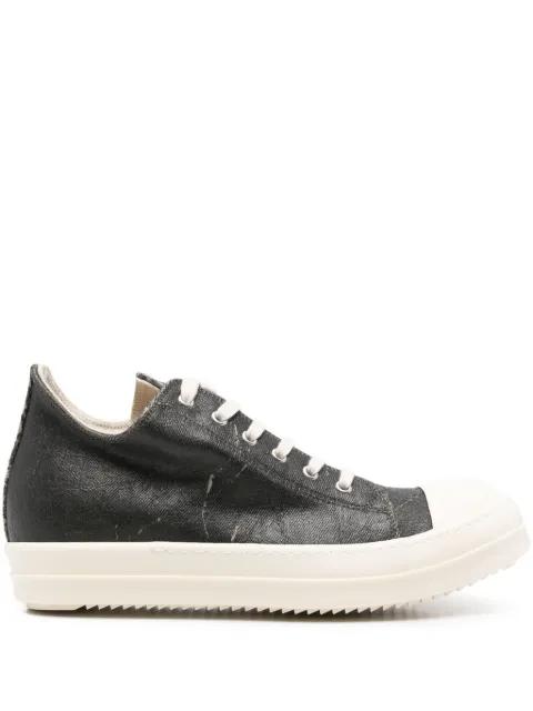 lace-up printed sneakers by RICK OWENS DRKSHDW
