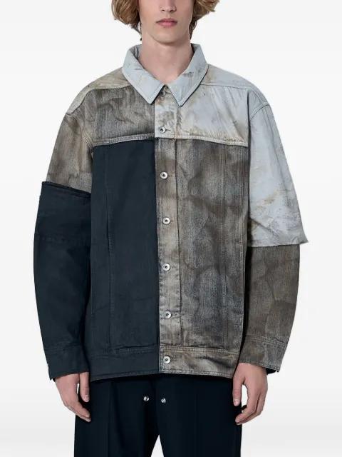 long-sleeve buttoned overshirt by RICK OWENS DRKSHDW