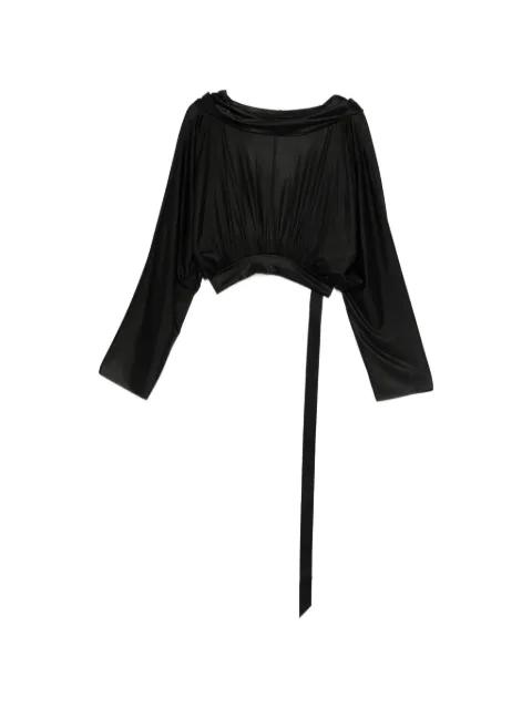 long-sleeve hoodie by RICK OWENS DRKSHDW