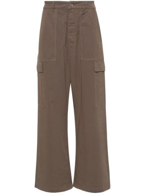 mid-rise cargo trousers by RICK OWENS DRKSHDW