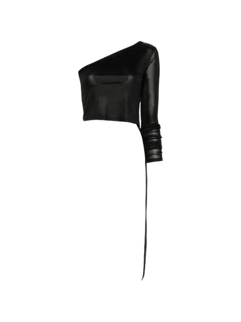 one-shoulder top by RICK OWENS DRKSHDW