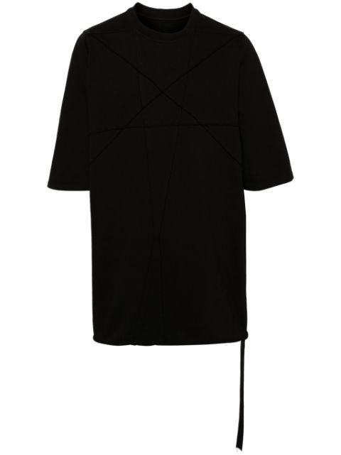 panelled cotton T-shirt by RICK OWENS DRKSHDW