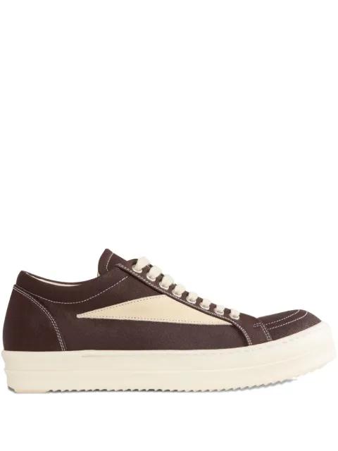 panelled lace-up sneakers by RICK OWENS DRKSHDW