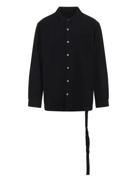 pocket trailing-tail shirt by RICK OWENS DRKSHDW