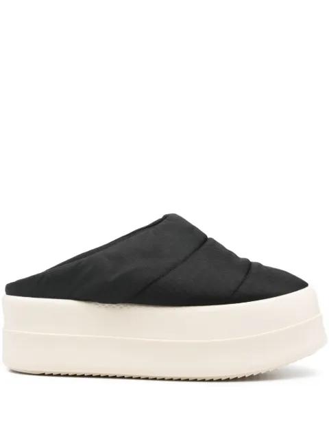 quilted platform slippers by RICK OWENS DRKSHDW quilted platform slippers by RICK OWENS DRKSHDW