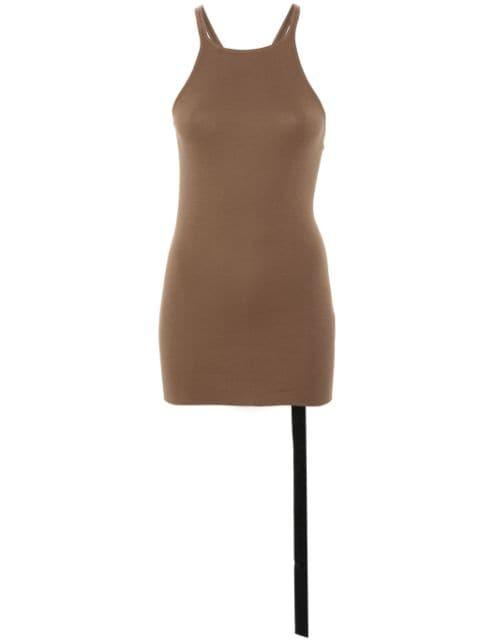 racerback organic cotton tank top by RICK OWENS DRKSHDW