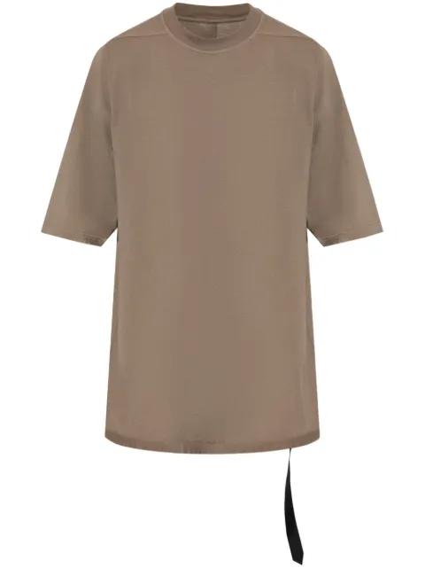 rear stitch-detailing t-shirt by RICK OWENS DRKSHDW