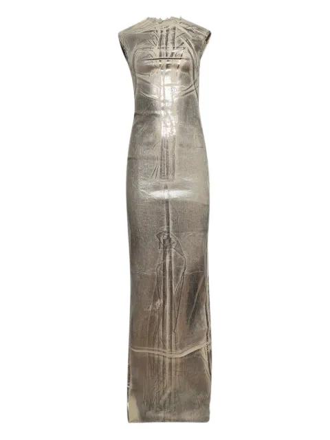 round-neck maxi dress by RICK OWENS DRKSHDW