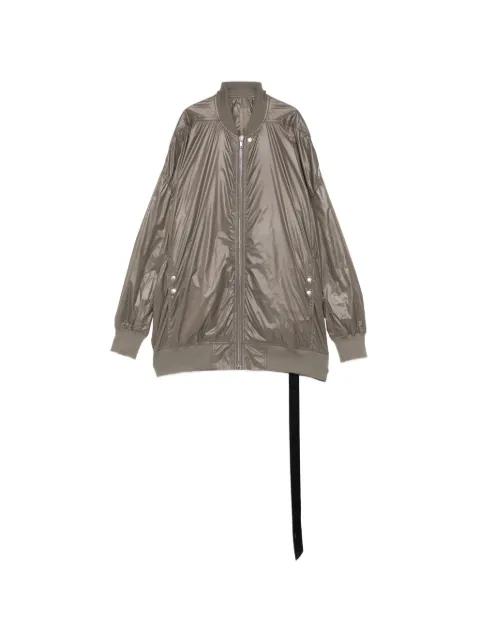 ruched zip-up jacket by RICK OWENS DRKSHDW