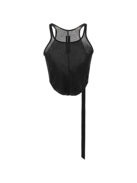 sleeveless cropped top by RICK OWENS DRKSHDW