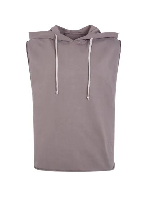 sleeveless drawstring hoodie by RICK OWENS DRKSHDW